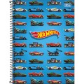 Foto ilustrativa Caderno Espiral Capa Dura Universitário 10 Matérias Hot Wheels Fit 160 Folhas