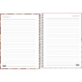 Foto ilustrativa Caderno Espiral Capa Dura Universitário 10 Matérias Like+ Feminino 200 Folhas