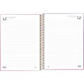 Foto ilustrativa Caderno Espiral Capa Dura Universitário 10 Matérias Lovely Friend 160 Folhas