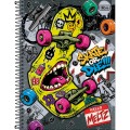 Foto ilustrativa Caderno Espiral Capa Dura Universitário 10 Matérias Meltz 160 Folhas