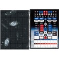 Foto ilustrativa Caderno Espiral Capa Dura Universitário 10 Matérias Nasa 160 Folhas