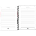 Foto ilustrativa Caderno Espiral Capa Dura Universitário 10 Matérias São Paulo 160 Folhas