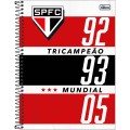 Foto ilustrativa Caderno Espiral Capa Dura Universitário 10 Matérias São Paulo 160 Folhas
