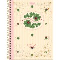 Foto ilustrativa Caderno Espiral Capa Dura Universitário 10 Matérias Scarlet 160 Folhas