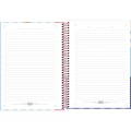 Foto ilustrativa Caderno Espiral Capa Dura Universitário 10 Matérias Seamalfi 160 Folhas