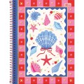 Foto ilustrativa Caderno Espiral Capa Dura Universitário 10 Matérias Seamalfi 160 Folhas