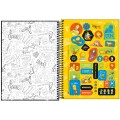 Foto ilustrativa Caderno Espiral Capa Dura Universitário 10 Matérias Simpsons 160 Folhas