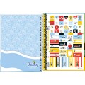 Foto ilustrativa Caderno Espiral Capa Dura Universitário 10 Matérias Snoopy 160 Folhas