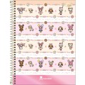 Foto ilustrativa Caderno Espiral Capa Dura Universitário 10 Matérias Tokidoki Donutella 160 Folhas