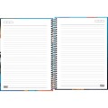 Foto ilustrativa Caderno Espiral Capa Dura Universitário 10 Matérias X-Racing 160 Folhas