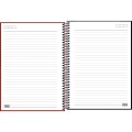 Foto ilustrativa Caderno Espiral Capa Dura Universitário 10 Matérias Zip 160 Folhas
