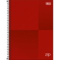 Foto ilustrativa Caderno Espiral Capa Dura Universitário 10 Matérias Zip 160 Folhas