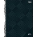 Foto ilustrativa Caderno Espiral Capa Dura Universitário 10 Matérias Zip 200 Folhas