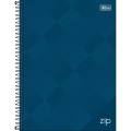 Foto ilustrativa Caderno Espiral Capa Dura Universitário 10 Matérias Zip 200 Folhas