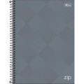 Foto ilustrativa Caderno Espiral Capa Dura Universitário 10 Matérias Zip 200 Folhas