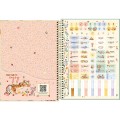 Foto ilustrativa Caderno Espiral Capa Dura Universitário 12 Matérias Pooh 192 Folhas