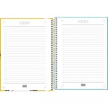 Foto ilustrativa Caderno Espiral Capa Dura Universitário 12 Matérias Snoopy 192 Folhas