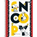 Foto ilustrativa Caderno Espiral Capa Dura Universitário 12 Matérias Snoopy 192 Folhas