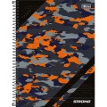Foto ilustrativa Caderno Espiral Capa Dura Universitário 12 Matérias Strong 192 Folhas