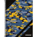 Foto ilustrativa Caderno Espiral Capa Dura Universitário 12 Matérias Strong 192 Folhas