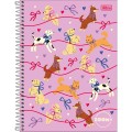 Foto ilustrativa Caderno Espiral Capa Dura Universitário 12 Matérias Zoom+ Feminino 240 Folhas