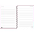 Foto ilustrativa Caderno Espiral Capa Dura Universitário 15 Matérias Bold One Feminino 240 Folhas