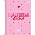 Foto ilustrativa Caderno Espiral Capa Dura Universitário 15 Matérias Bold One Feminino 240 Folhas