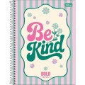 Foto ilustrativa Caderno Espiral Capa Dura Universitário 15 Matérias Bold One Feminino 240 Folhas