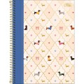 Foto ilustrativa Caderno Espiral Capa Dura Universitário 15 Matérias Brownie 240 Folhas