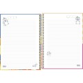 Foto ilustrativa Caderno Espiral Capa Dura Universitário 15 Matérias Capyclub 240 Folhas