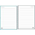 Foto ilustrativa Caderno Espiral Capa Dura Universitário 15 Matérias Lunix 240 Folhas