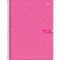 Foto ilustrativa Caderno Espiral Capa Dura Universitário 15 Matérias Lunix 240 Folhas
