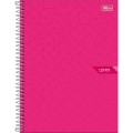 Foto ilustrativa Caderno Espiral Capa Dura Universitário 15 Matérias Lunix 240 Folhas