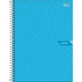 Foto ilustrativa Caderno Espiral Capa Dura Universitário 15 Matérias Lunix 240 Folhas