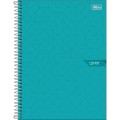 Foto ilustrativa Caderno Espiral Capa Dura Universitário 15 Matérias Lunix 240 Folhas