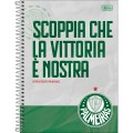 Foto ilustrativa Caderno Espiral Capa Dura Universitário 15 Matérias Palmeiras 240 Folhas