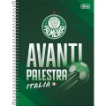 Foto ilustrativa Caderno Espiral Capa Dura Universitário 15 Matérias Palmeiras 240 Folhas