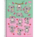 Foto ilustrativa Caderno Espiral Capa Dura Universitário 15 Matérias Spice Feminino 240 Folhas 