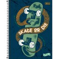 Foto ilustrativa Caderno Espiral Capa Dura Universitário 15 Matérias Spice Masculino 240 Folhas