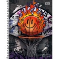Foto ilustrativa Caderno Espiral Capa Dura Universitário 16 Matérias Hype 256 Folhas