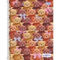 Foto ilustrativa Caderno Espiral Capa Dura Universitário 16 Matérias Like+ Feminino 320 Folhas