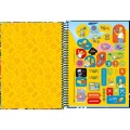 Foto ilustrativa Caderno Espiral Capa Dura Universitário 2 em 1 Simpsons 80 Folhas