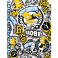 Foto ilustrativa Caderno Espiral Capa Dura Universitário 2 em 1 Simpsons 80 Folhas