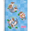 Foto ilustrativa Caderno Espiral Capa Dura Universitário 20 Matérias Holly 320 Folhas