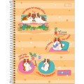 Foto ilustrativa Caderno Espiral Capa Dura Universitário 20 Matérias Holly 320 Folhas