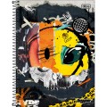 Foto ilustrativa Caderno Espiral Capa Dura Universitário 20 Matérias Hype 320 Folhas