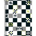 Foto ilustrativa Caderno Espiral Capa Dura Universitário 20 Matérias Hype 320 Folhas