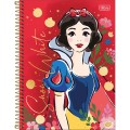 Foto ilustrativa Caderno Espiral Capa Dura Universitário Connect 1 Matéria Branca de Neve 80 Folhas