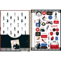 Foto ilustrativa Caderno Espiral Capa Dura Universitário Connect 1 Matéria O Diabo Veste Prada 80 Folhas