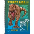 Foto ilustrativa Caderno Espiral Capa Dura Universitário Connect 1 Matéria Raptor 80 Folhas